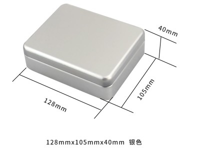 128×105×40mm长方形马口铁盒 喜糖饼干礼品盒包装收纳空博业体育（中国）